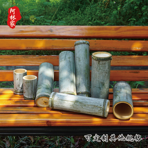 手工竹节新鲜毛竹筒楠竹高山老竹