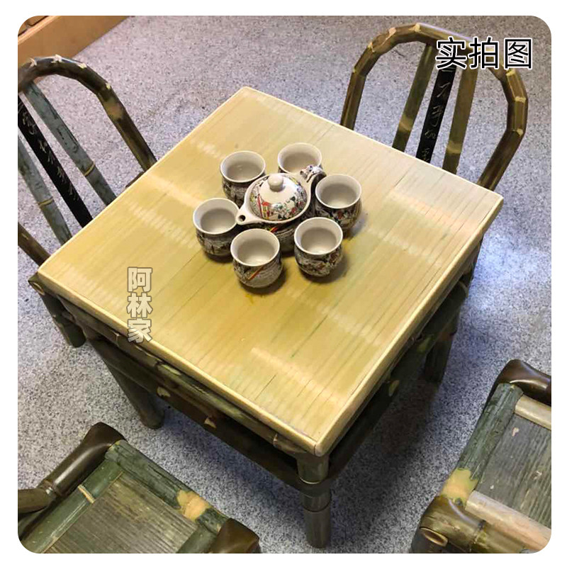 手工制作竹桌子我的款式别家没有