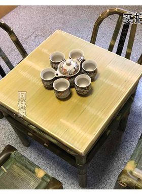 手工制作竹桌子我的款式别家没有