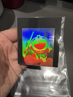 1988日版哆啦A梦机器猫全息卡片