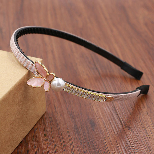 小学生头箍蝴蝶带齿防滑女童发饰