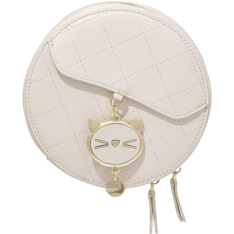 稻草人可爱小众猫咪链条包