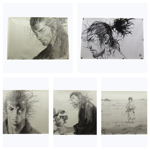 天下风云井上雄彦宫本武藏小次郎周边动漫卡通壁纸限定浪客行海报