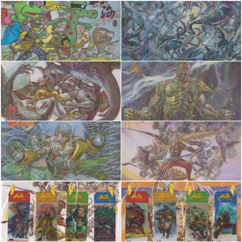 现货邱福龙DARK香港漫画精品周边收藏山海逆战立体闪卡港版漫画卡