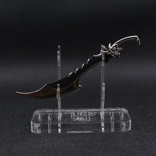 现货天下风云英雄无泪香港漫画精品周边收藏兵器摆件5.5寸狮王刀A