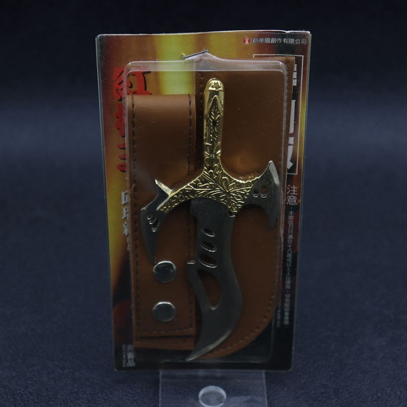 现货香港漫画精品收藏兵器摆件红棍王5寸山君大刀