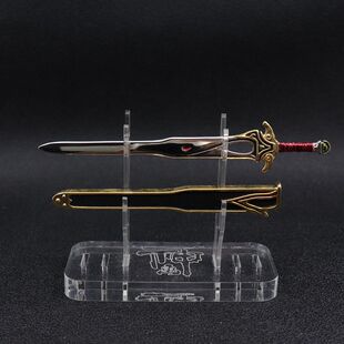 现货天下风云英雄无泪香港漫画精品周边收藏兵器摆件5.5寸泪痕剑A