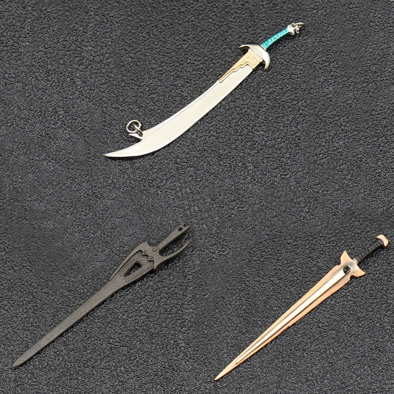 现货天下风云马荣成香港漫画周边收藏兵器3寸绝世好剑雪饮刀贪狼