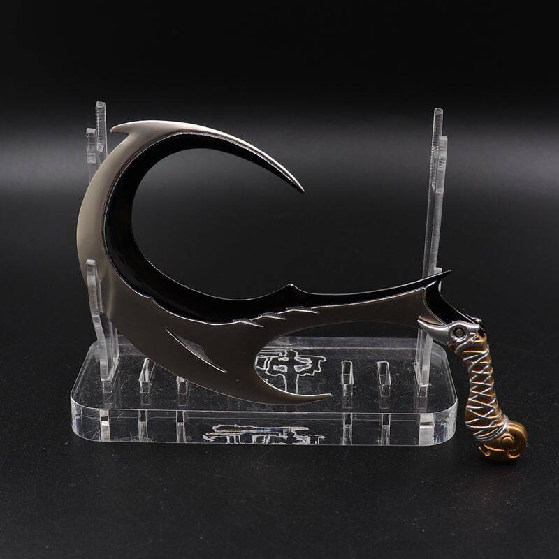 现货合金兵器天下/七种武器/6寸离别钩(银黑版)