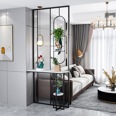 轻奢入户长虹玻璃屏风隔断