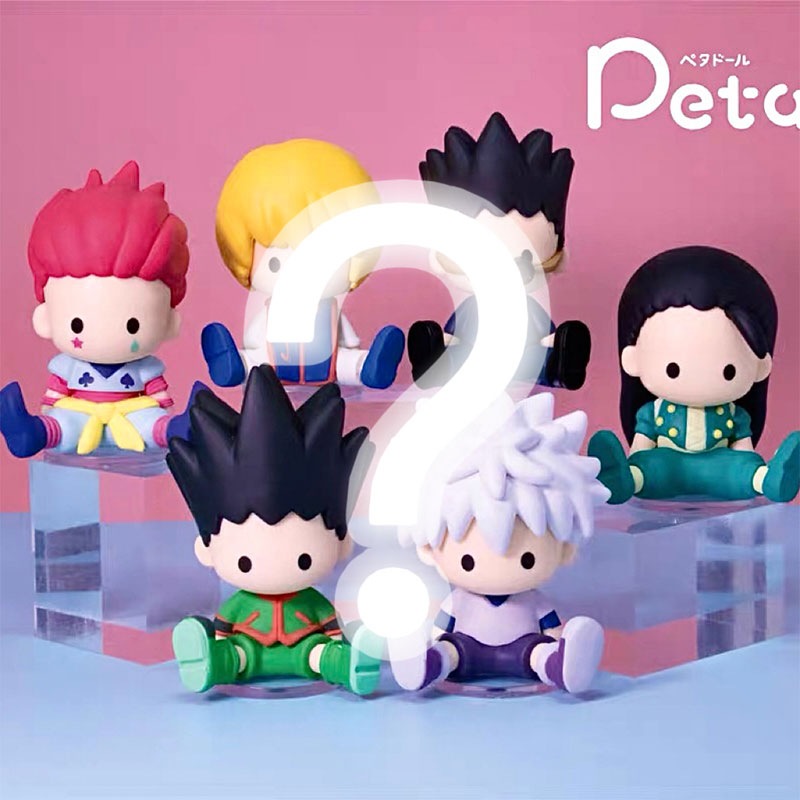 thumbnail for Eat and play full-time hunter exam mini beanie eye experiment blind box ornament Killua Si Soy fan figure