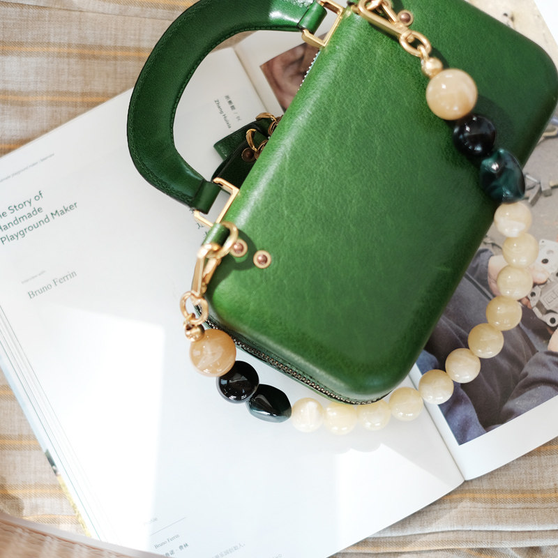 小众原创复古包带树脂钩扣肩带配件手提带腋下链条单买包带短款
