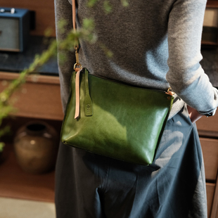 葱木 巨好看的 小众不撞款斜挎包复古质感高级感单肩腋下包小个子