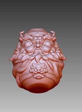 三维图 圆雕图 模型 3D STL 精雕 木雕Z钟馗250822