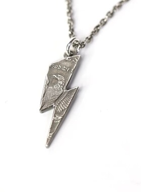 屾唐制造摩根纯银925闪电吊坠