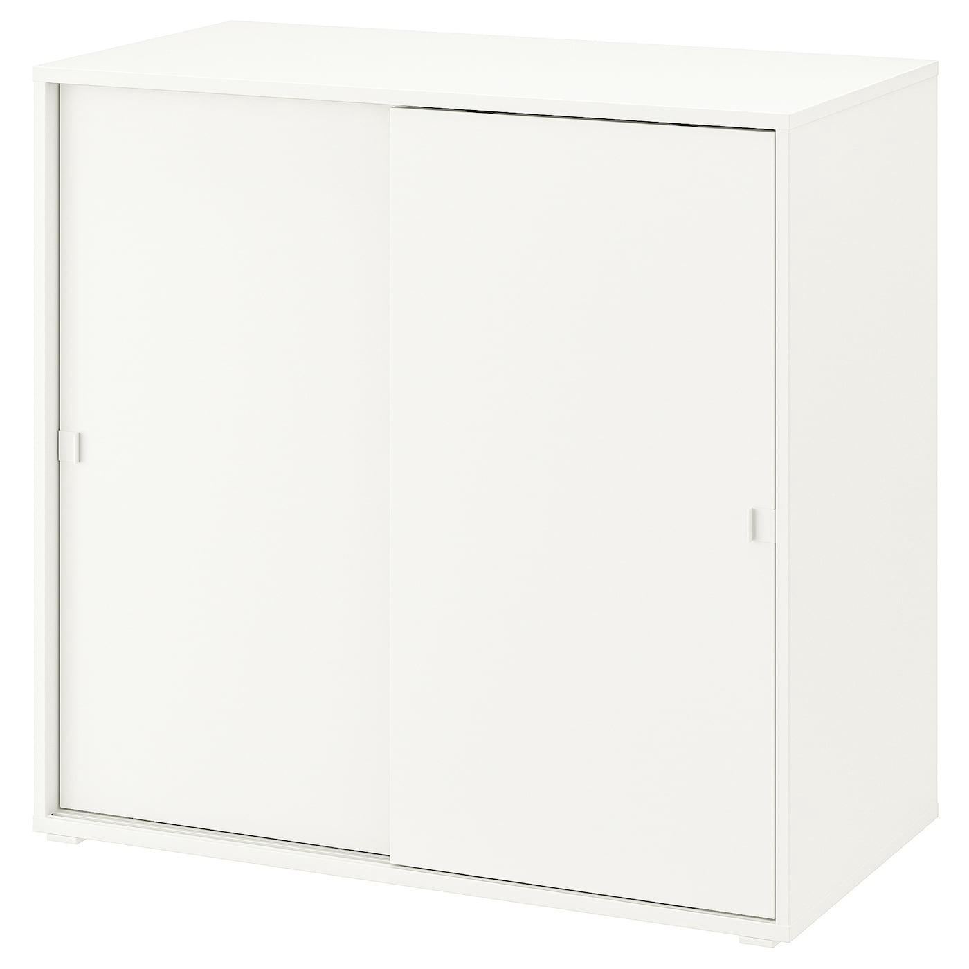 IKEA宜家维哈斯 推拉门柜子,白色,95x47x90 厘米简约收纳柜