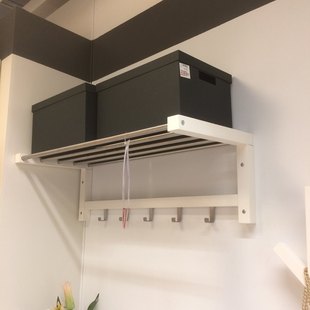 宜家国内代购图西格 帽架衣服挂钩门厅储物架包架衣帽钩