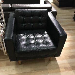 宜家国内代购兰德克纳单人沙发扶手椅卧室小沙发椅阳台卧室靠背椅