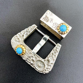 手工表扣白铜中国风皮表带扣针扣18 26mm表带金属游环圈