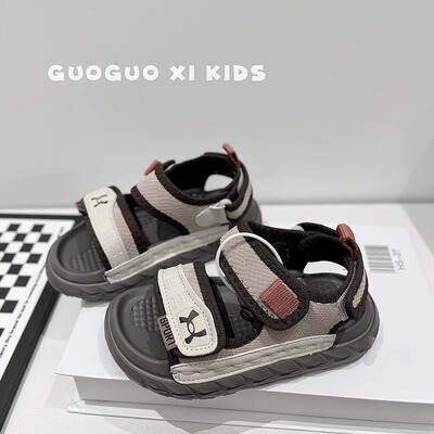 男童凉鞋魔术贴防滑女童鞋子