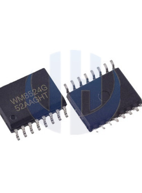 原装正品WM8524CGEDT/R 丝印WM8524G 贴片TSSOP-16模数转换器芯片