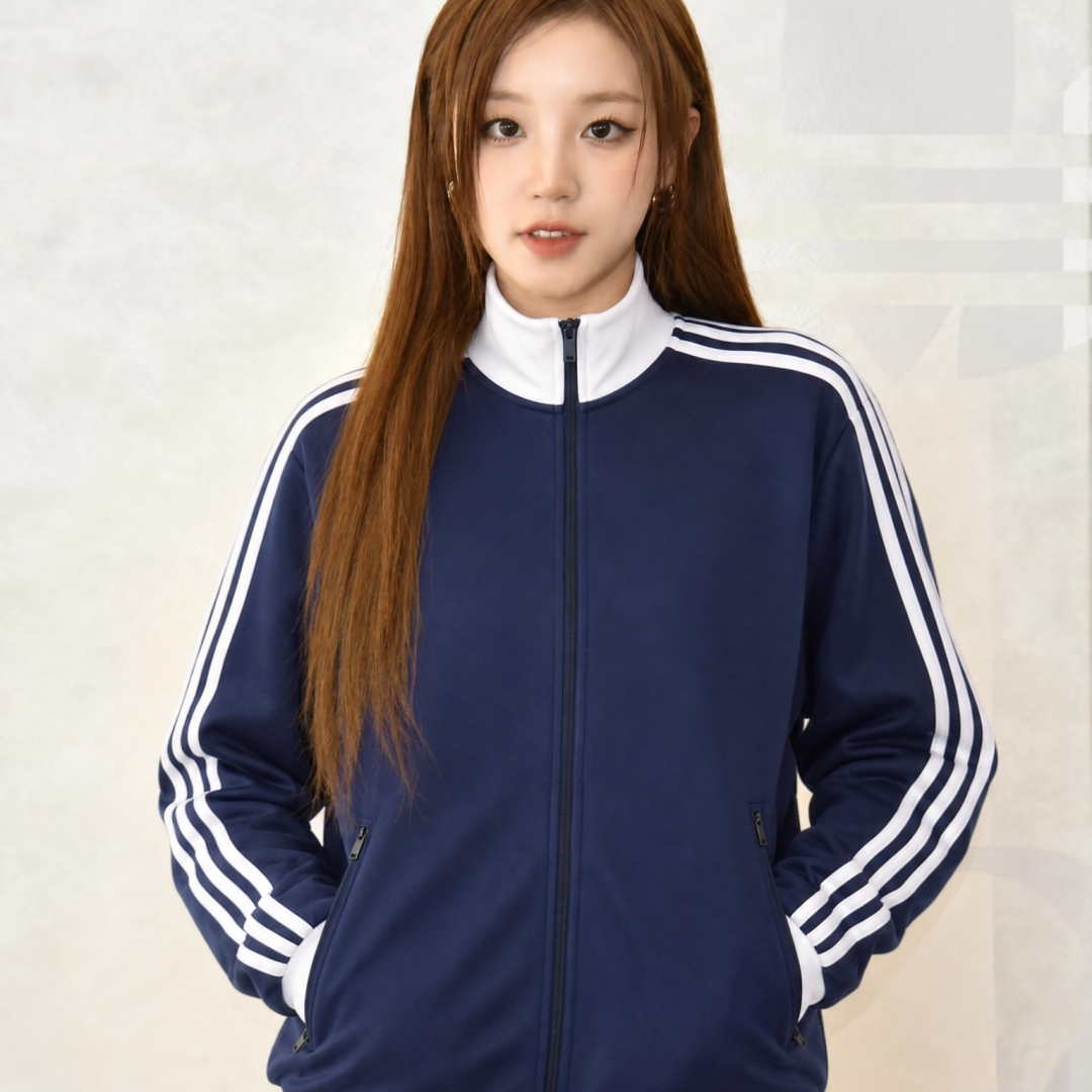 韩版金主训同款外套女早秋经典款韩系kpop校服休闲运动穿搭上衣男