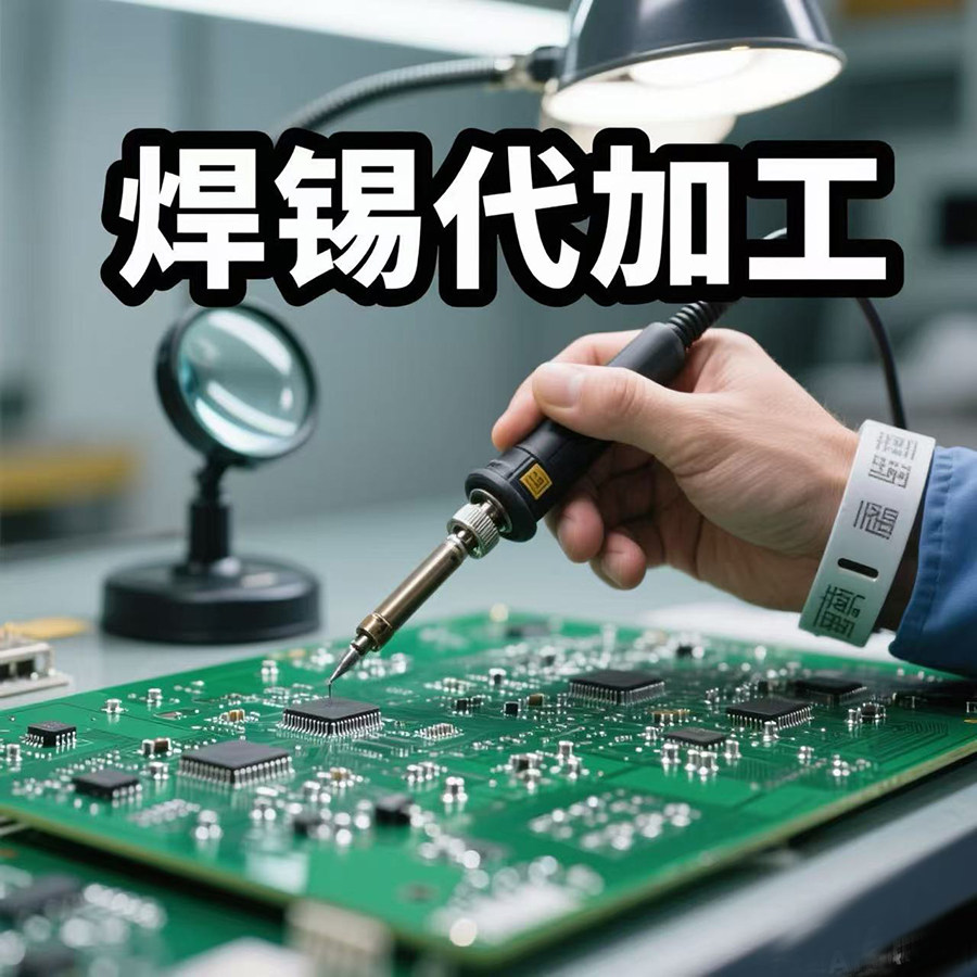 航空插头灯珠灯条来料焊接