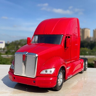 散货1 重卡合金汽车模型 32肯沃斯T700美式