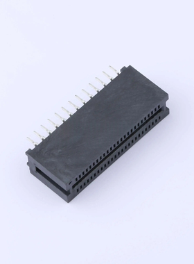 WingTAT 1.27mmPCI总线插座50P直脚金手指插槽无耳 HED50LP03BK