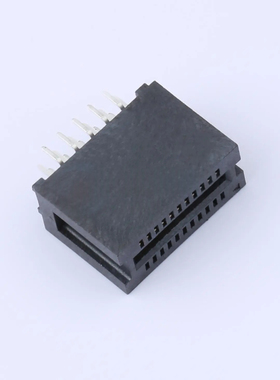 WingTAT 1.27mmPCI总线插座22P直脚金手指插槽无耳 HED22LP03BK