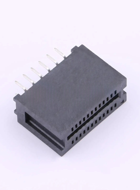 WingTAT 1.27mmPCI总线插座24P直脚金手指插槽无耳 HED24LP03BK