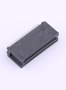 WingTAT 1.27mmPCI总线插座46P夹板金手指插槽无耳 HEE46LP03BK