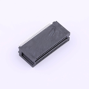 WingTAT 1.27mmPCI总线插座46P夹板金手指插槽无耳 HEE46LP03BK