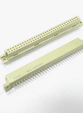 欧式插座 DIN 9001-32641C00A 264 2*32P 64P 母头直孔 2.54间距