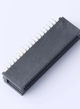 WingTAT 1.27mmPCI总线插座70P直脚金手指插槽无耳 HED70LP03BK