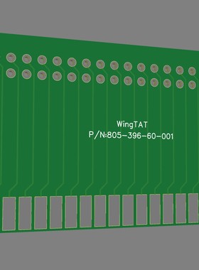 WingTAT野口 3.96mm 总线 60p 金手指测试板