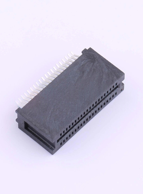 WingTAT 1.27mmPCI总线插座40P夹板金手指插槽无耳 HEE40LP03BK