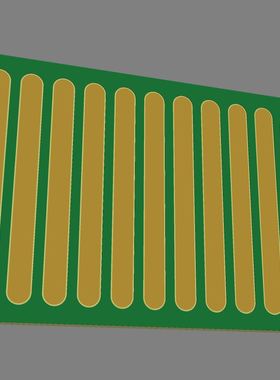 WingTAT野口 2.54mm 总线 30p 金手指测试板 直通 40.94*21mm