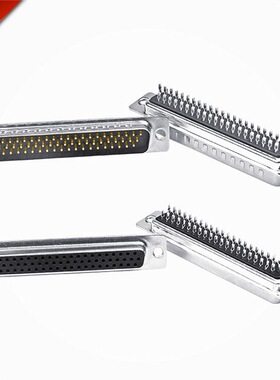 同创科技 DB头 焊线式 HDB 62P 孔 母头 3排 黑色胶芯 铜针环保