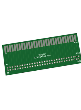 WingTAT野口 2.54mm 总线 60p 金手指测试板