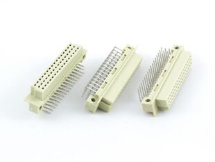 欧式插座 DIN 9001-18481C00A 348 3*16P 48P 母头弯孔 2.54间距