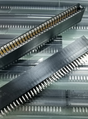 WingTAT 2.5mmGame总线GED72BGFBK-2.5 72P直脚金手指插槽