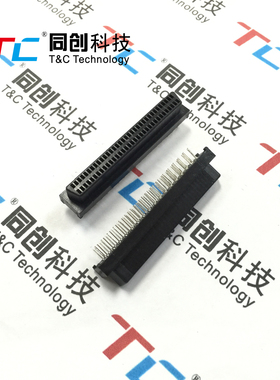 同创科技 进口 SCSI 68P MDD全塑母座 孔式DB型 180度直脚 焊板座