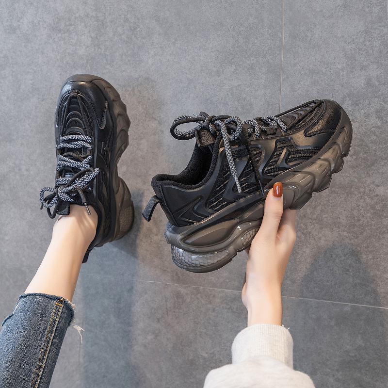 网红ins潮秋冬新款炸街老爹鞋