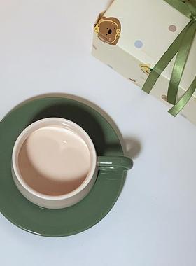 zealous法式咖啡杯碟套装陶瓷拿铁杯下午茶ins高颜值精致创意礼物