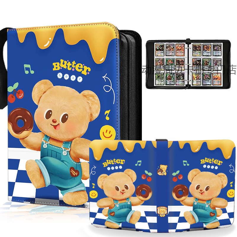 黄油小熊卡册皮质a5拍立得相册