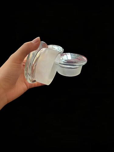 圆形玻璃盖子广口瓶磨砂瓶盖瓶塞密封盖食品级大瓶盖陈皮单买盖子