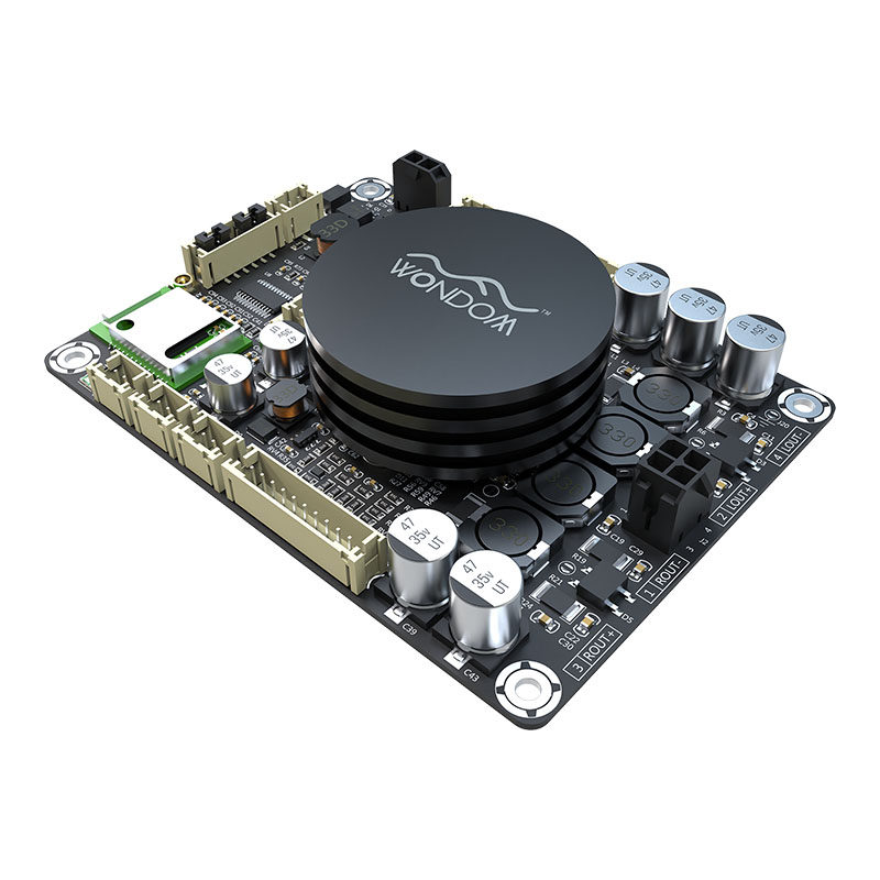 2x50W D类音频功率放大器DSP蓝牙5.0功放板diy音箱机器人JAB2-250