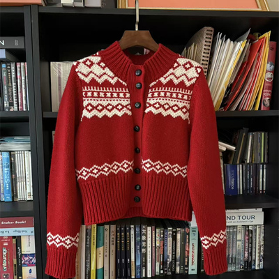 NeedShop1 【氛围感羊毛混纺毛衣】定制款费尔岛毛衣