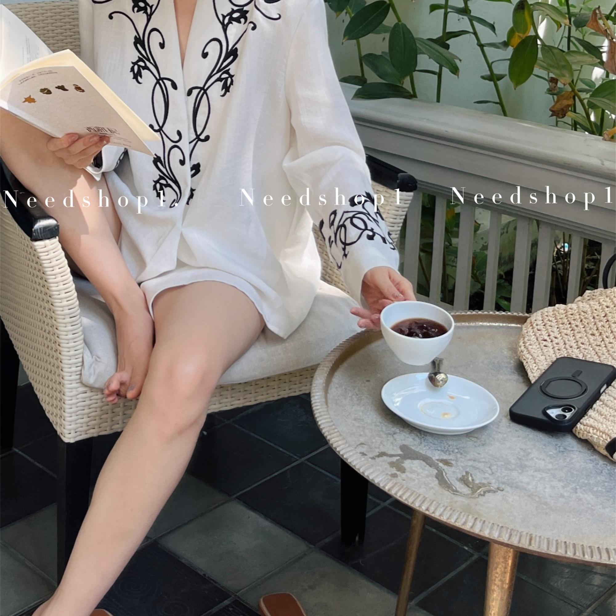 needshop1法式气质长袖衬衫